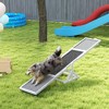 PawHut Wooden Dog Agility Seesaw for Training and Exercise, Platform Equipment Run Game Toy Weather Resistant Pet Supplies - 3 of 4