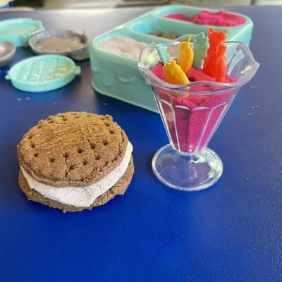  Kinetic Sand Scents, Ice Cream Treats Playset with 3