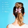 Gimme Beauty Pink Daisy Claw Clip + Medium Hair Band Hair Accessory Set - 2pc - 4 of 4