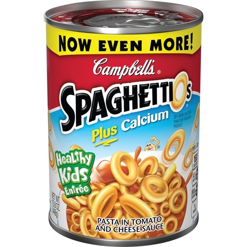 Campbell's® SpaghettiOs® Plus Calcium 14.2 Oz : Target