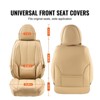 VEVOR Seat Covers, Universal Car Seat Covers Front Seats, 6pcs Faux Leather Seat Cover, Full Enclosed Design, Detachable Headrest - 3 of 4