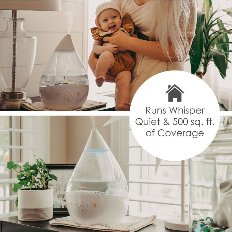 Crane Drop 4-in-1 Ultrasonic Cool Mist Humidifier with Sound Machine - 1gal, 6 of 14
