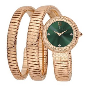 Christian Van Sant Women's Naga Green Dial Watch - CV0895 - 1 of 1