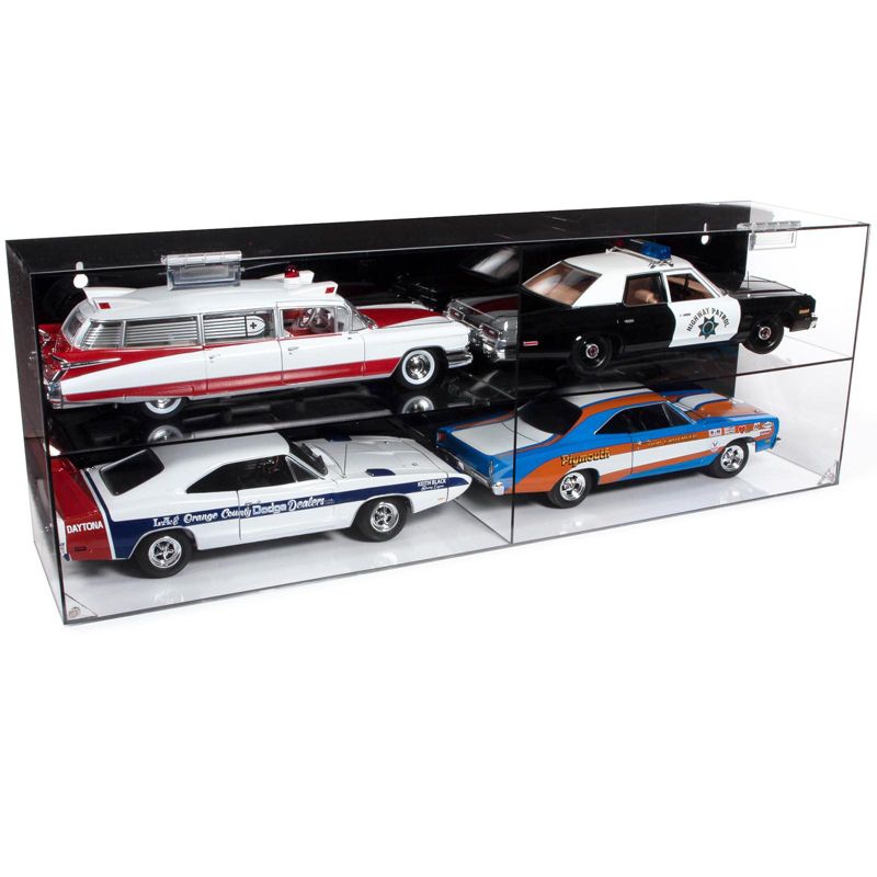 4 Car Acrylic Display Show Case for 1/18 Scale Models by Auto World, 3 of 4