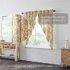 Dorset Gold Floral Prairie Short Panel Set of 2 63x36x18 VHC Brands - 2 of 4