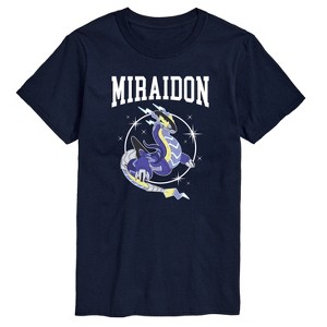 Men's - Pokémon - Miraidon Collegiate Short Sleeve Graphic T-Shirt - 1 of 4