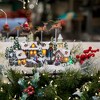 Kurt Adler 12" Battery Operated Musical LED Village with Santa and Deer - image 2 of 4