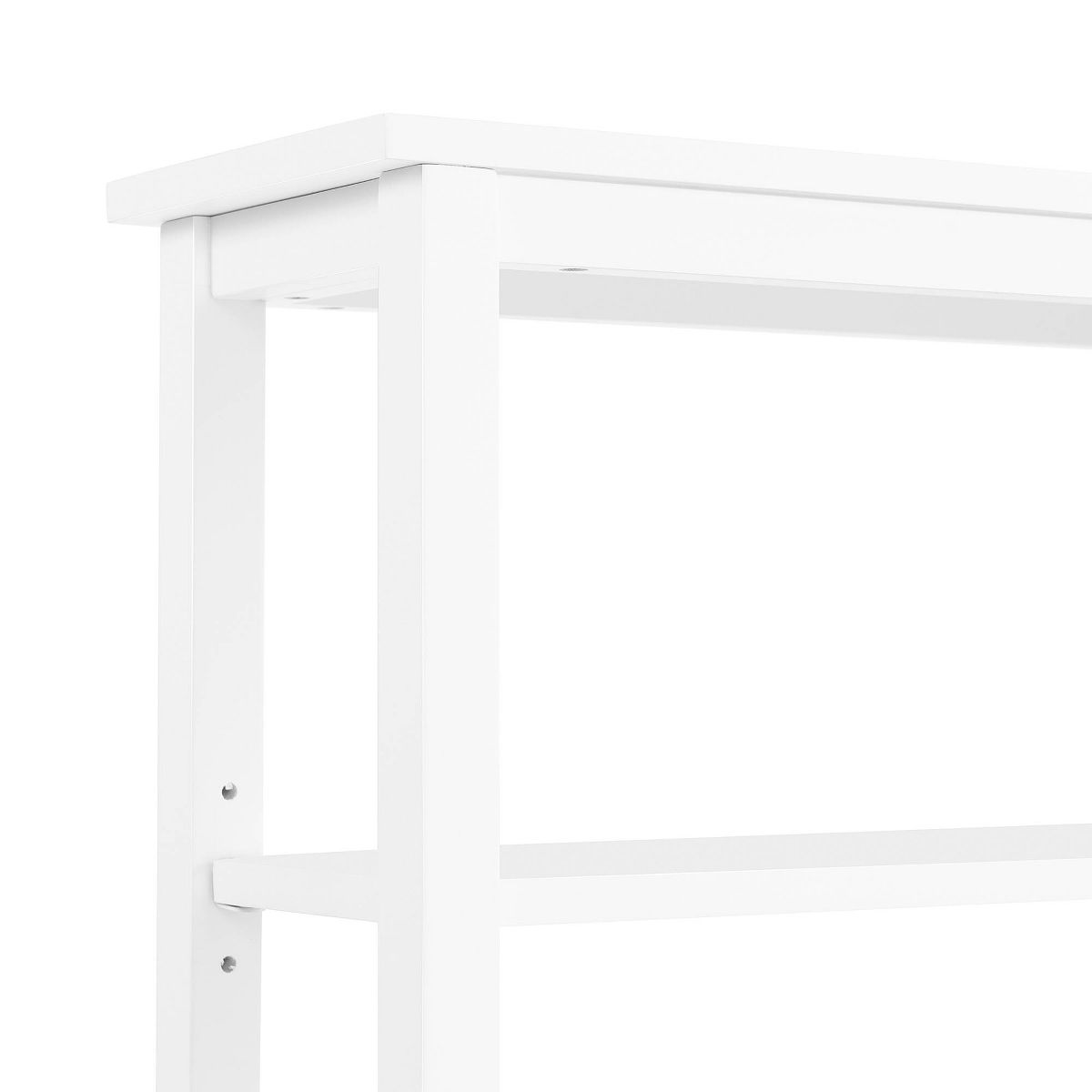 Dover Over the Toilet Organizer with Open Shelving White - Alaterre Furniture - thumbnail 5