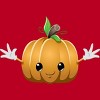 Men's Design By Humans Halloween Pumpkin Monster 6 By LironPeer T-Shirt - 2 of 4