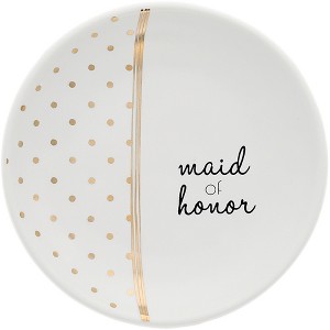 Pavilion Gift Company - Maid of Honor - 4" Keepsake - Decorative Trays and Platters - 1 of 4