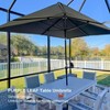 PURPLE LEAF Patio Umbrella Outdoor Table Umbrella Aluminum Frame Market Umbrella Sun Umbrella with 8 Sturdy Ribs - 2 of 4