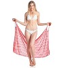 Casual Nights Women's Bikini Cover Ups Wrap Backless Straps Beach Summer Dress - 4 of 4