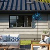 Cyan Oasis Blue Lotus Wind Spinner - 4 of 4