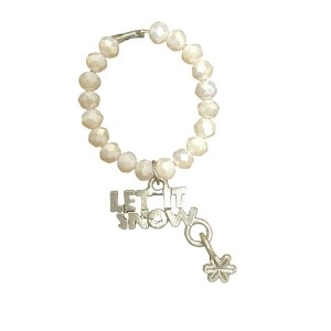 Michelle Marie Boutique's  Crystal Stretch Ring with Assorted Pewter Charms - 1 of 4