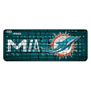 NFL AFC Teams Brick Wall Wireless USB Keyboard - 1 of 4