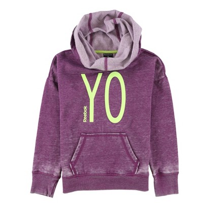 Reebok Girls Cowl-Neck Yoga Sweatshirt