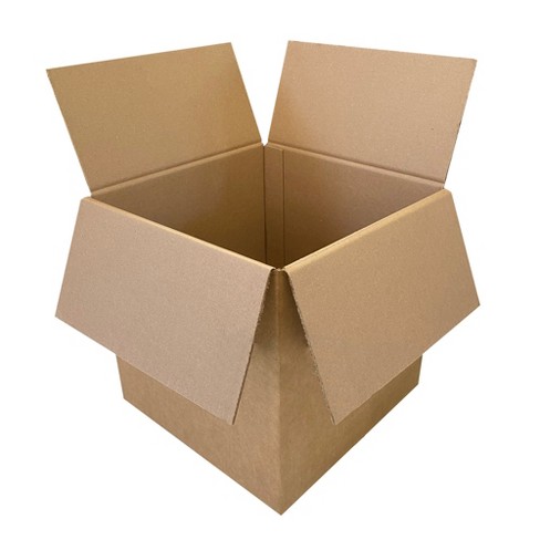 UOFFICE Heavy Duty Corrugated Boxes 16"x16"x16" 275lb. 15 Count Boxes for Shipping - image 1 of 4