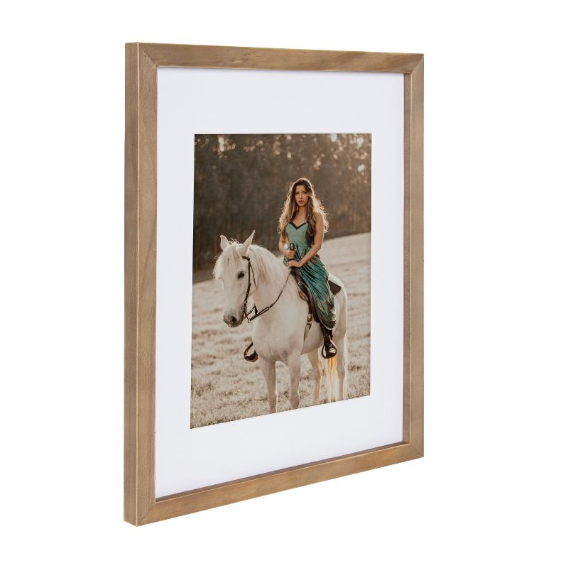 DesignOvation Gallery 11x14 matted to 8x10 Wood Picture Frame, Set of 4, 3 of 9