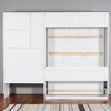 Mshliw Multi-Functional Murphy Bed with Sofa, Desk and Storage Cabinet, Space-Saving Foldable Wall Bed - 3 of 4