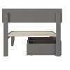 AFI Furnishings Boston Twin Bed with 2 Drawers in Grey - 3 of 4