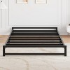 Metal Platform Bed Frame, Wavy Pattern Steel Frame with Slat Support, No Box Spring Needed, Easy Assembly - 4 of 4
