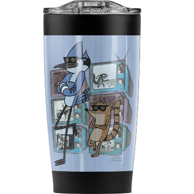 Regular Show Tv Too Cool Steel Tumbler 20oz Coffee Travel Mug