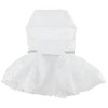 DOGGIE DESIGN White Lace Dog Wedding Dress with Matching Leash(X-large) - 2 of 2