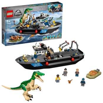 LEGO Jurassic World Baryonyx Dinosaur Boat Escape 76942 Building Kit