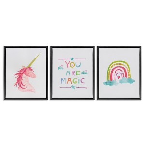 Stupell Industries You Are Magic Rainbow & Unicorn, 25" x 31" - 1 of 4