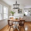 4-Light Black Chandelier - 3 of 4