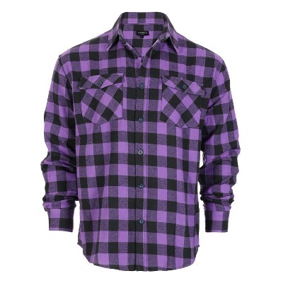 Gioberti Men's 100% Cotton Brushed Flannel Shirt