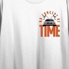 Back To The Future No Concept Of Time Crew Neck Short Sleeve Women's White Crop Top - 3 of 4