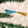 Old World Christmas 1.5 Inch Blue Lovebird Ornament Clip-On Tree Ornaments - 3 of 3