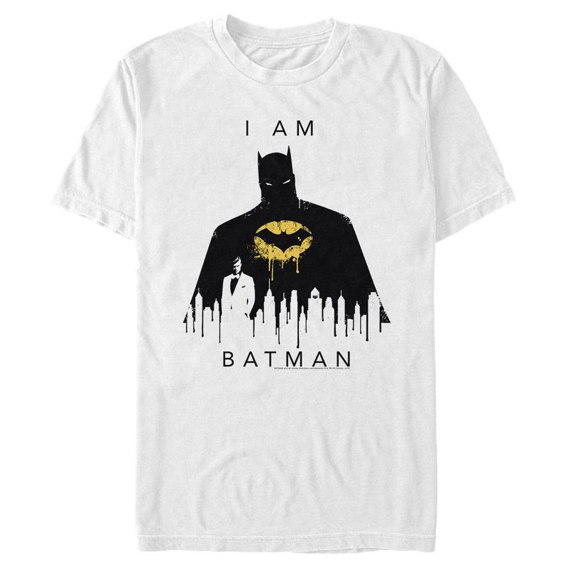 Men's Batman I Am Gotham Drip T-Shirt, 1 of 5
