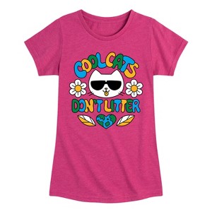 Girls' - Instant Message - Earth Day Fitted Short Sleeve Graphic T-Shirt - 1 of 4
