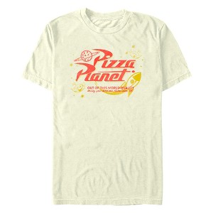Men's Toy Story Pizza Planet Detailed Logo T-Shirt - 1 of 4