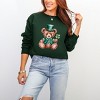 St. Patrick's Bear Clover - Women's Graphic Sweatshirt - 3 of 4