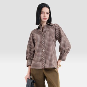 Camisa de Cuello con Manga 3/4 para Mujer - Universal Thread™