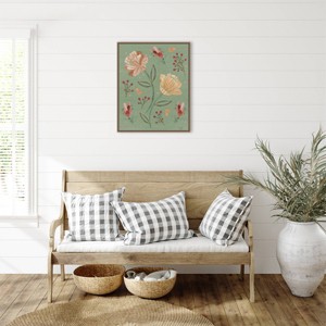 Amanti Art Floralscape V Green by Dina June Framed Wall Art Print - 1 of 4