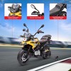 12V Electric Kids Motorcycle with Training Wheels - Battery Powered Ride-on Bike with Music&Realistic Design for Kids 3-8 Years, All-Terrain Ride-on - 3 of 4
