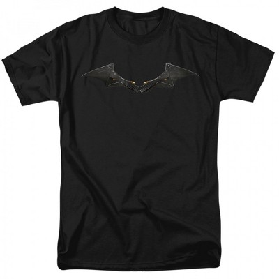 Mens Batman Robert Pattinson Chest Armor Logo T-Shirt