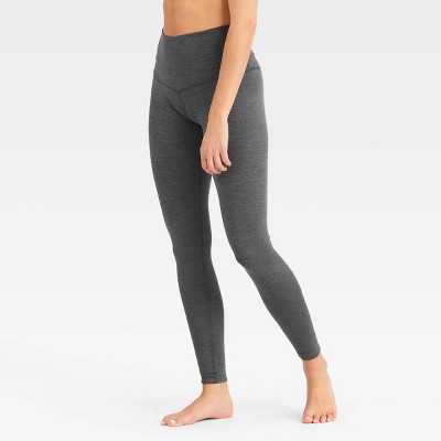 Warm Essentials by Cuddl Duds Women's Waffle Thermal Leggings - Graphite  Heather XL