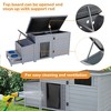 Sandinrayli Large Dog House Outdoor Insulated Dog Kennel with Insulated Liner - 4 of 4
