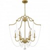 Quoizel Lighting Sunday 6 - Light Chandelier in  Aged Brass - 4 of 4