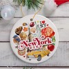 Unique NYC Vibes Artwork Christmas Ornament| OrnamentallyYou - 4 of 4