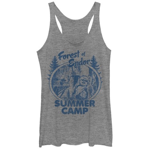 Women's Star Wars Forest of Endor Summer Camp Racerback Tank Top - image 1 of 3