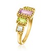Ross-Simons 1.90 ct. t.w. Multi-Gemstone Ring in 18kt Gold Over Sterling - 3 of 4