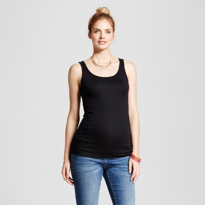 Maternity Tank Top - Isabel Maternity by Ingrid & Isabel™ Black XL