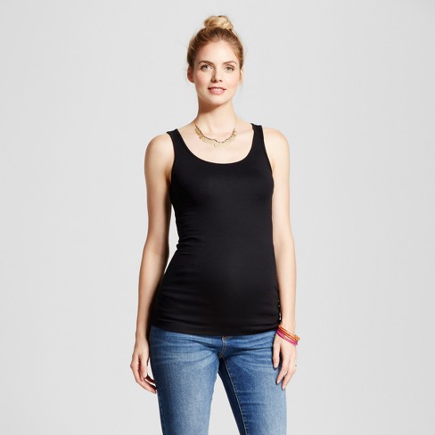 Maternity Tank Top - Isabel Maternity by Ingrid & Isabel™ Black S