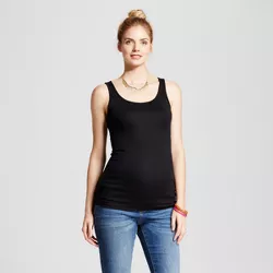 Maternity Tank Top - Isabel Maternity by Ingrid & Isabel™ Black XS